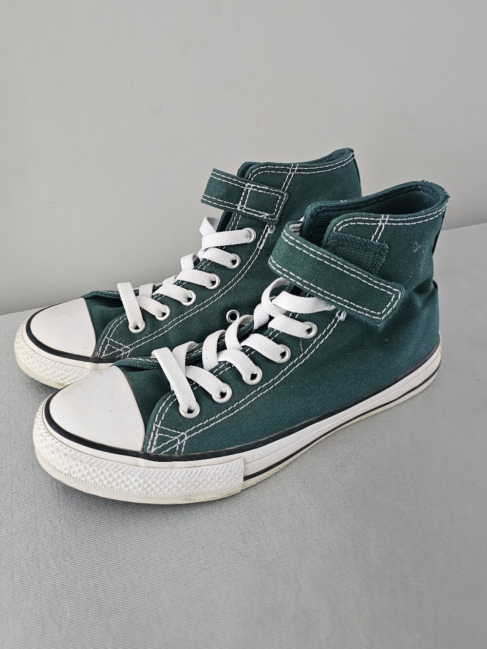 CONVERSE All Star Boys Jaded Green Mid Sneakers, Shoes